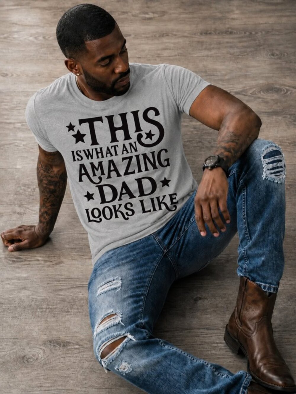 This is what an amazing dad looks like.